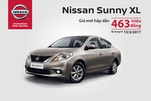 Nissan Sunny giảm giá mạnh còn 463 triệu đồng