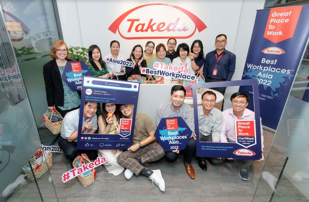 Takeda Việt Nam nhận giải Nơi làm việc tốt nhất châu Á 2022 - 1 Takeda Việt Nam nhận giải Nơi làm việc tốt nhất châu Á 2022 - 1