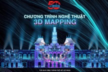 TPHCM tổ chức chương trình nghệ thuật 3D mapping quốc tế