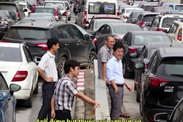 Hài hước bản nhạc chế về tắc đường ở Thủ đô