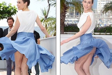 Sự cố váy áo hi hữu tại LHP Cannes