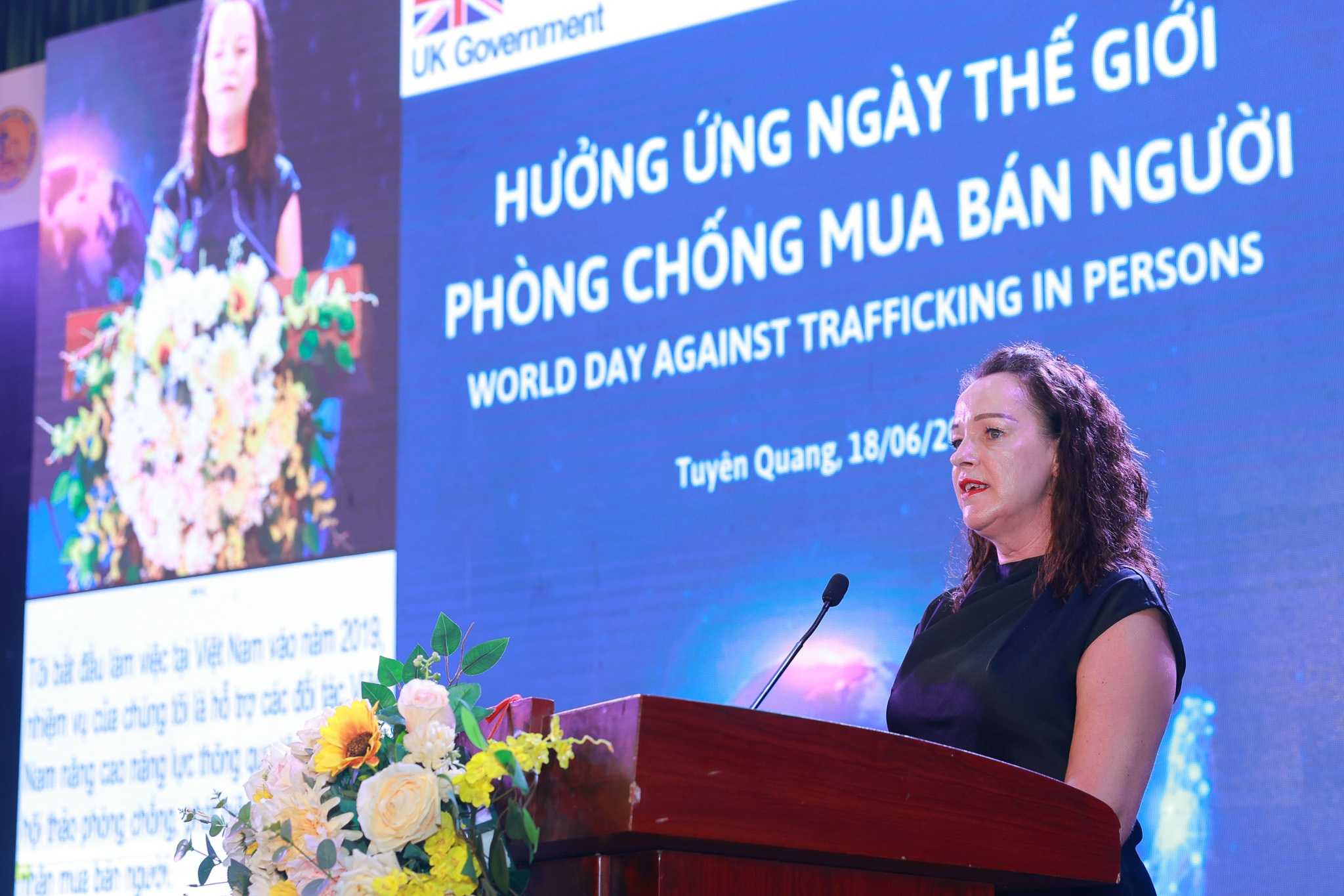 Mademoiselle Hhen Nie accompagne les enfants dans la lutte contre la traite des êtres humains - 2 Hoa hậu Hhen Niê đồng hành vì trẻ em trong cuộc chiến chống mua bán người - 2