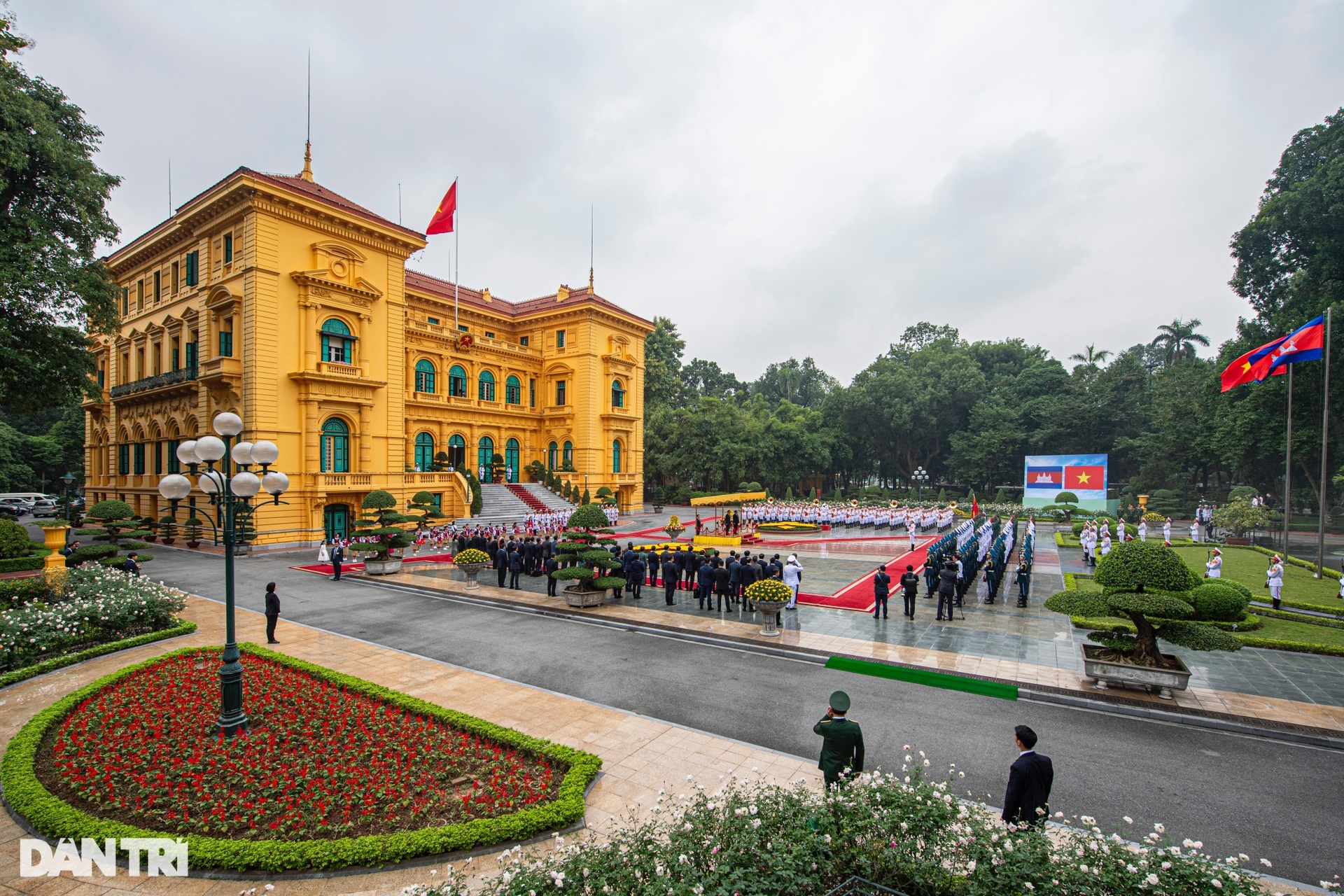 Thủ tướng Phạm Minh Chính chủ trì lễ đón Thủ tướng Campuchia thăm Việt Nam - 1 Thủ tướng Phạm Minh Chính chủ trì lễ đón Thủ tướng Campuchia thăm Việt Nam - 1