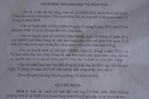 Cảnh cáo hiệu trưởng đề ra hàng chục khoản thu bất hợp lý