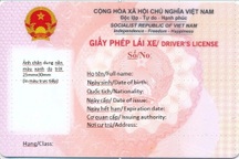 Mẫu giấy phép lái xe do Bộ Công an cấp từ ngày 1/3