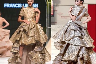 Người mẫu Nguyễn Oanh “đụng váy” với Hoa hậu Quốc tế Philipines 2016