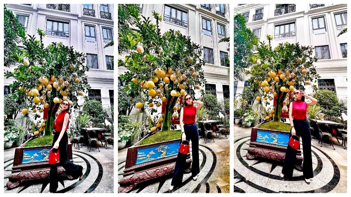 Nữ hoàng Hoa hồng Bùi Thanh Hương yêu vị Tết truyền thống - 2 Nữ hoàng Hoa hồng Bùi Thanh Hương yêu vị Tết truyền thống - 2