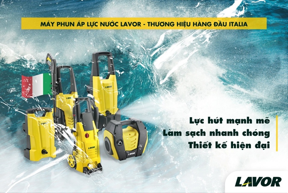 Máy hút bụi/máy phun áp lực nước Lavor (Italia) đã có mặt tại Việt Nam - 2