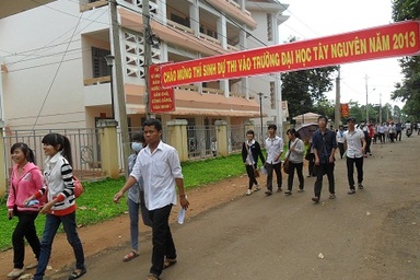 ĐH Tây Nguyên công bố điểm chuẩn NV2