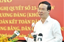 Ông Võ Văn Thưởng: Tiếp tục làm mạnh mẽ phòng chống tham nhũng, tiêu cực