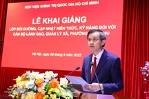 Cán bộ cấp xã được tập huấn kỹ năng xử lý công việc phức tạp