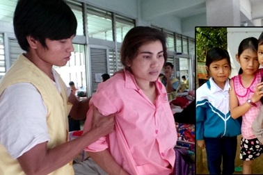 Mẹ bị “ma rừng” gặm nhấm cơ thể, 3 con thơ nheo nhóc