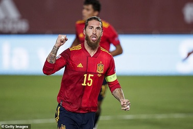Tây Ban Nha loại Sergio Ramos khỏi đội hình dự Euro 2020