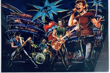 Sửng sốt trước tài năng hội họa của rocker nhóm Rolling Stones