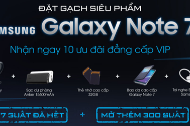 Chưa ra mắt, Galaxy Note7 đã được đặt hàng trước ở Việt Nam