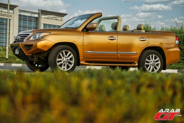 Lexus LX570 trông sẽ thế nào nếu trở thành xe mui trần?