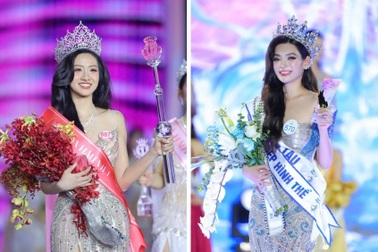 Hai hoa hậu đăng quang trong 2 ngày, cùng học một trường đại học