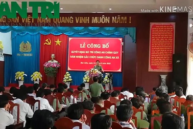 Thứ trưởng Bộ Công an nói về việc tăng cường công an chính quy về xã