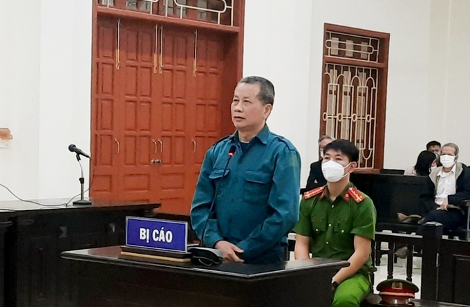 Bị cáo Trần Quốc Khánh tại phiên tòa