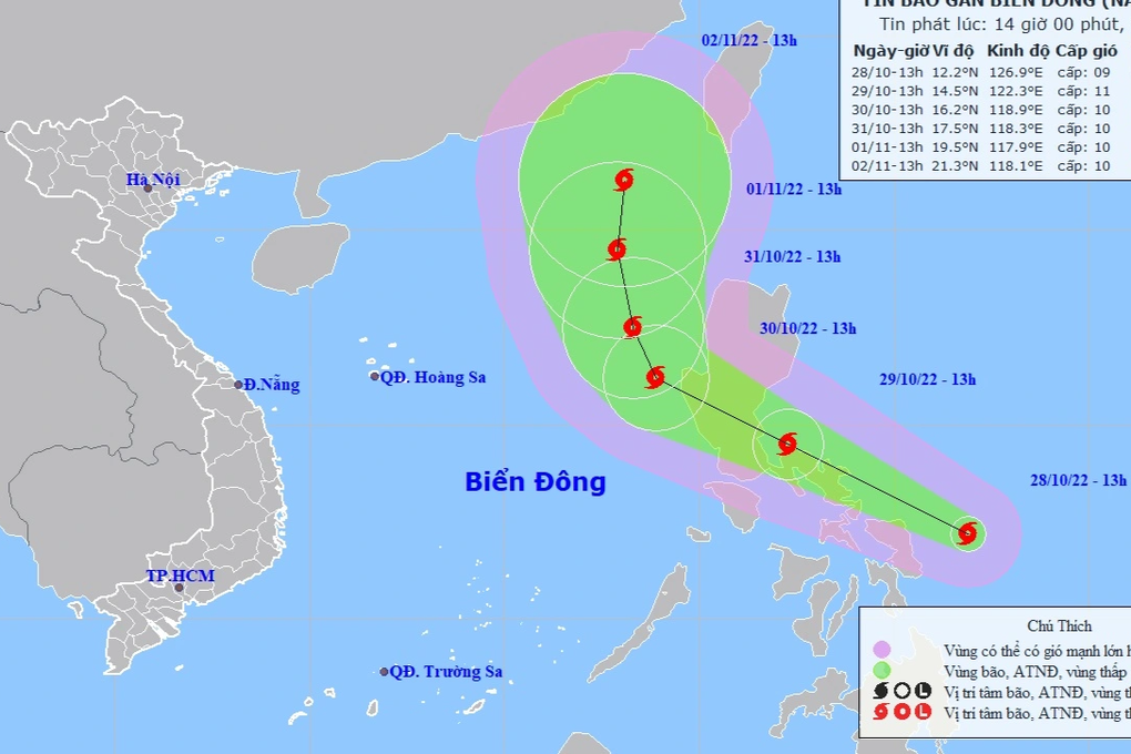 Bão Nalgae sắp vào Biển Đông - 1 Bão Nalgae sắp vào Biển Đông - 1