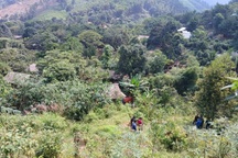 Vụ đồi đất xuất hiện vết nứt lớn: Làm 17 nhà tạm cho dân