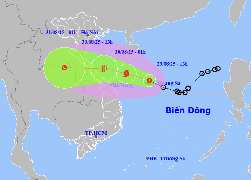 Bão số 6 dự kiến hình thành đêm nay, di chuyển nhanh vào đất liền nước ta - 1