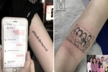 Xúc động câu chuyện phía sau hình xăm "tin nhắn cuối cùng của mẹ"
