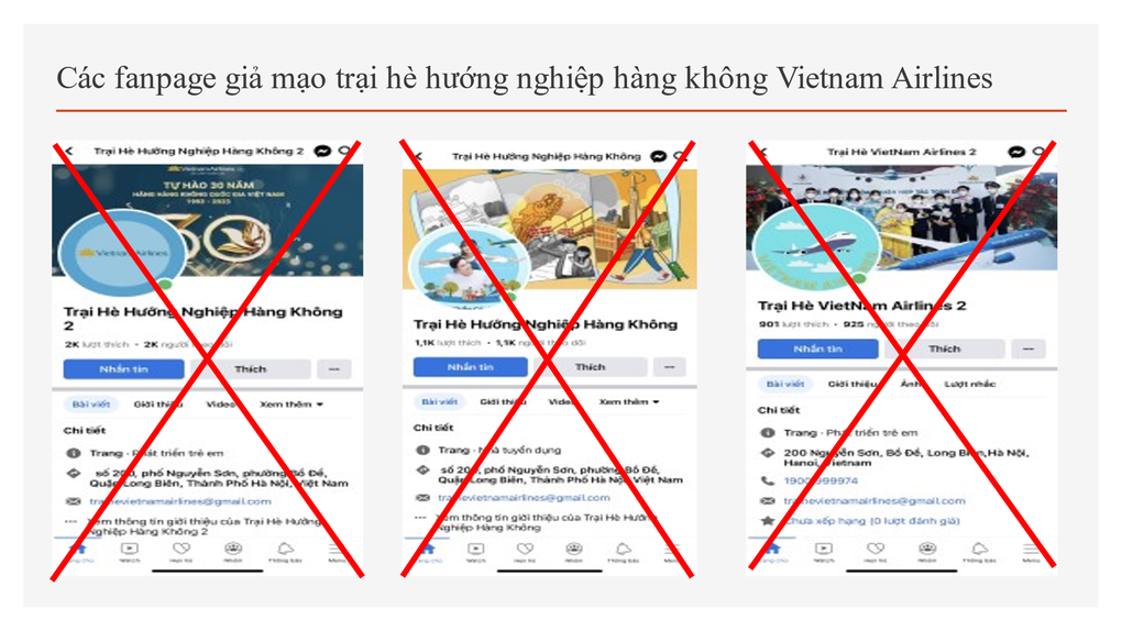 Công an Hà Nội cảnh báo về Trại hè VietNam Airlines 2 - 1 Công an Hà Nội cảnh báo về Trại hè VietNam Airlines 2 - 1