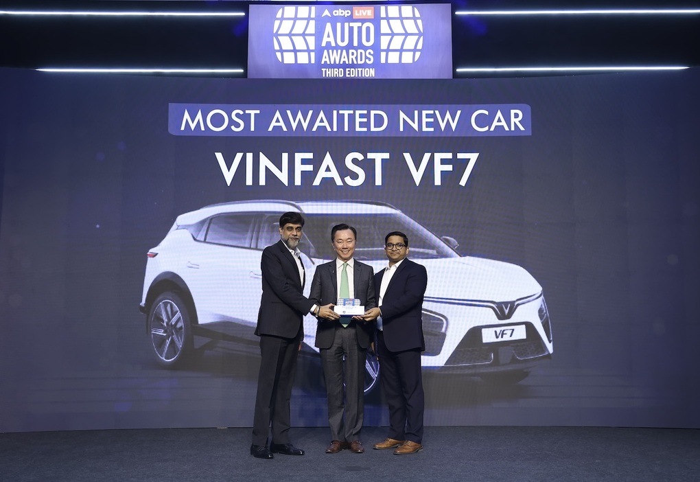 VinFast VF 7 được vinh danh Mẫu xe mới được mong chờ nhất tại Ấn Độ - 1 VinFast VF 7 được vinh danh Mẫu xe mới được mong chờ nhất tại Ấn Độ - 1