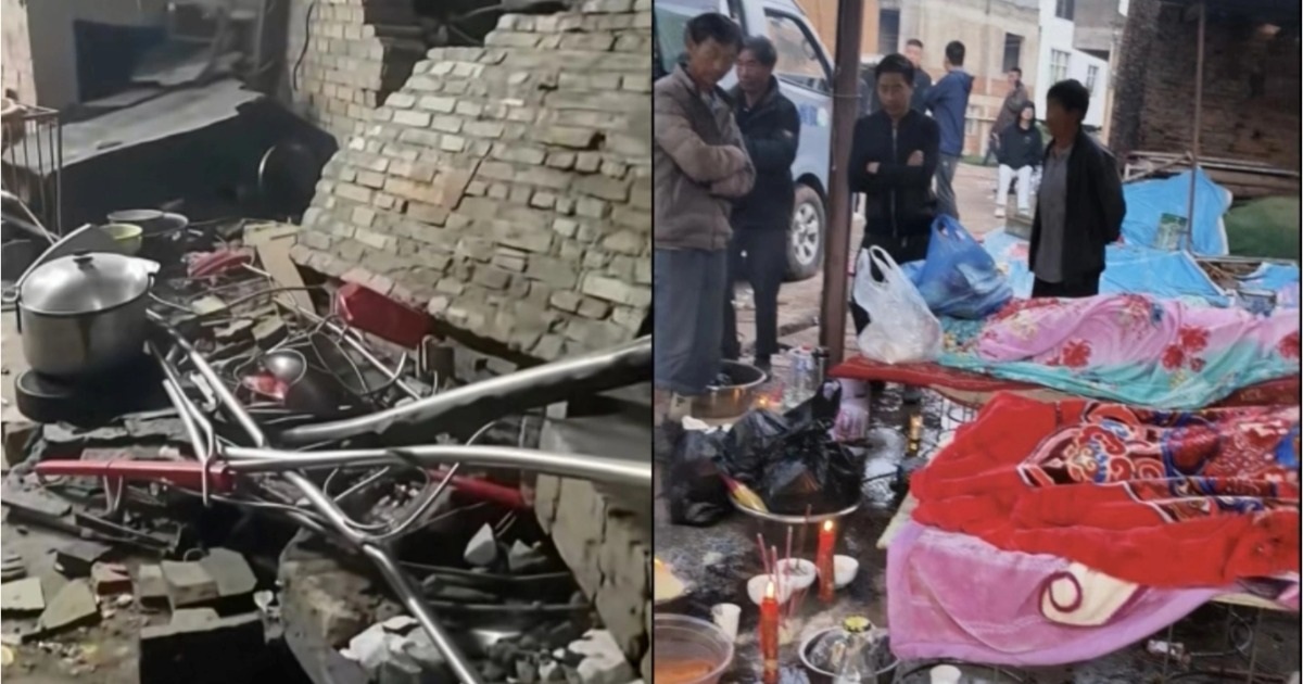 Mưa lớn sập tường cao gần 3m ở đám tang khiến 6 người thiệt mạng tại chỗ