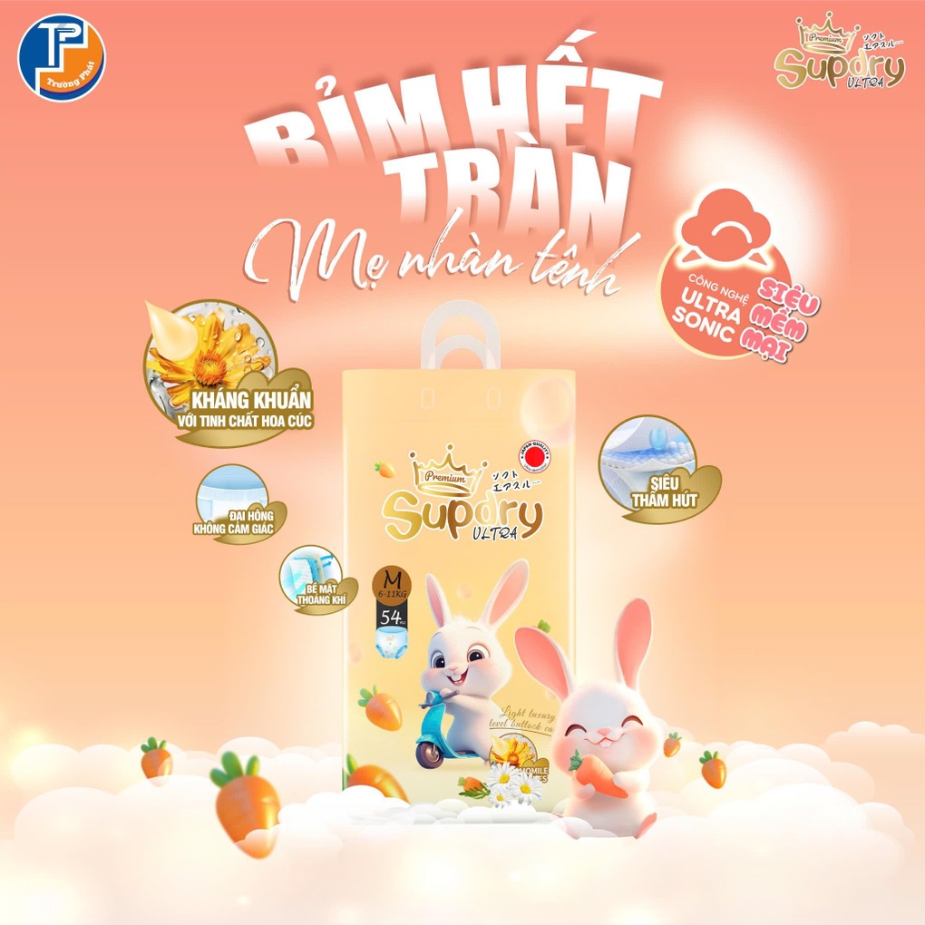 Ra mắt tã bỉm trẻ em cao cấp Supdry Ultra với công nghệ cải tiến mới - 6 Ra mắt tã bỉm trẻ em cao cấp Supdry Ultra với công nghệ cải tiến mới - 6