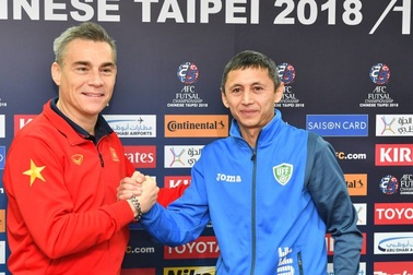 Tuyển futsal Việt Nam tuyên bố sẽ thắng Uzbekistan trong trận tứ kết