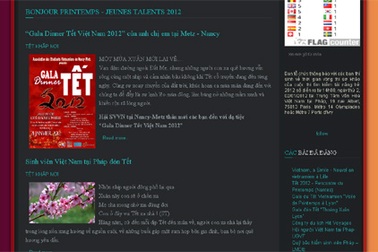 Trang web chào xuân của Hội SV Việt Nam tại Pháp 