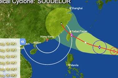 Bão mạnh nhất hành tinh hướng tới Trung Quốc, Nhật Bản