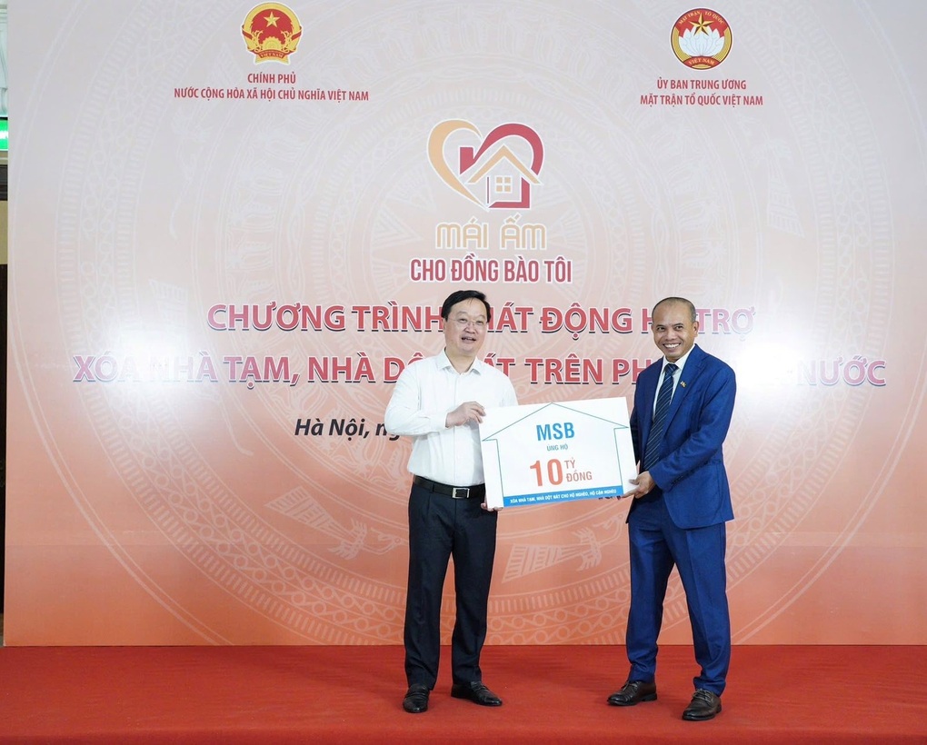 MSB chung tay xóa nhà tạm, nhà dột nát cho hộ nghèo và cận nghèo - 1 MSB chung tay xóa nhà tạm, nhà dột nát cho hộ nghèo và cận nghèo - 1
