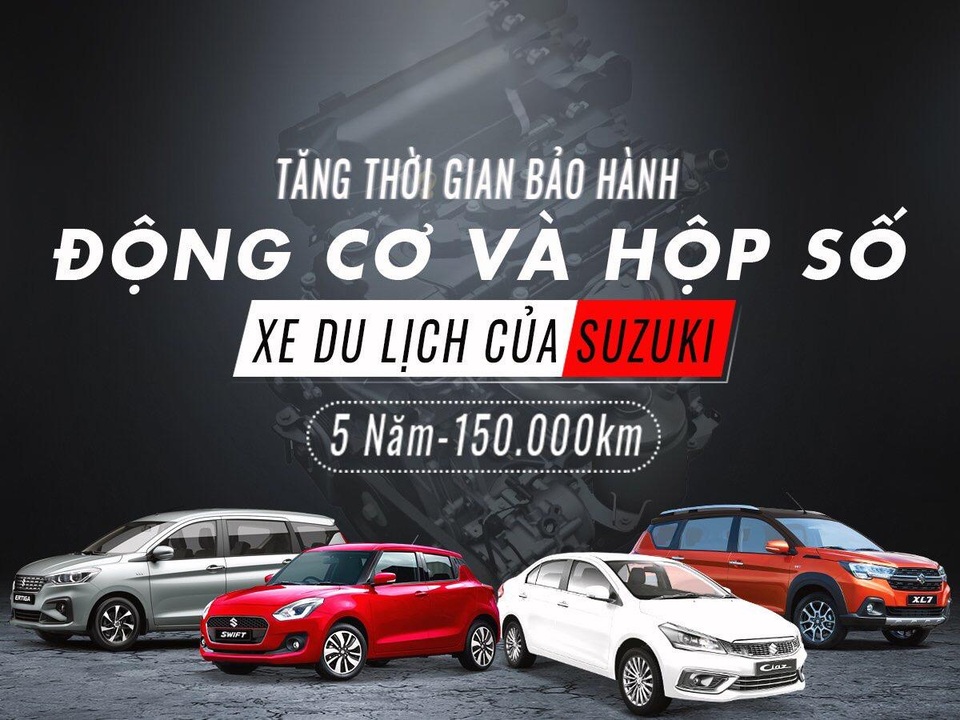 Suzuki Việt Nam tăng thời gian bảo hành động cơ và hộp số - 1 Suzuki Việt Nam tăng thời gian bảo hành động cơ và hộp số - 1