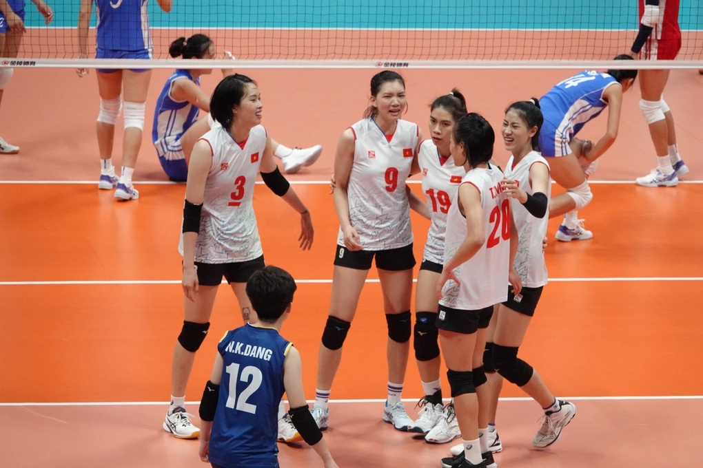 Đánh bại Triều Tiên, bóng chuyền nữ Việt Nam giành vé vào bán kết Asiad 19 - 4 Đánh bại Triều Tiên, bóng chuyền nữ Việt Nam giành vé vào bán kết Asiad 19 - 4