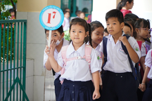 TPHCM chốt không tan học trước 16h