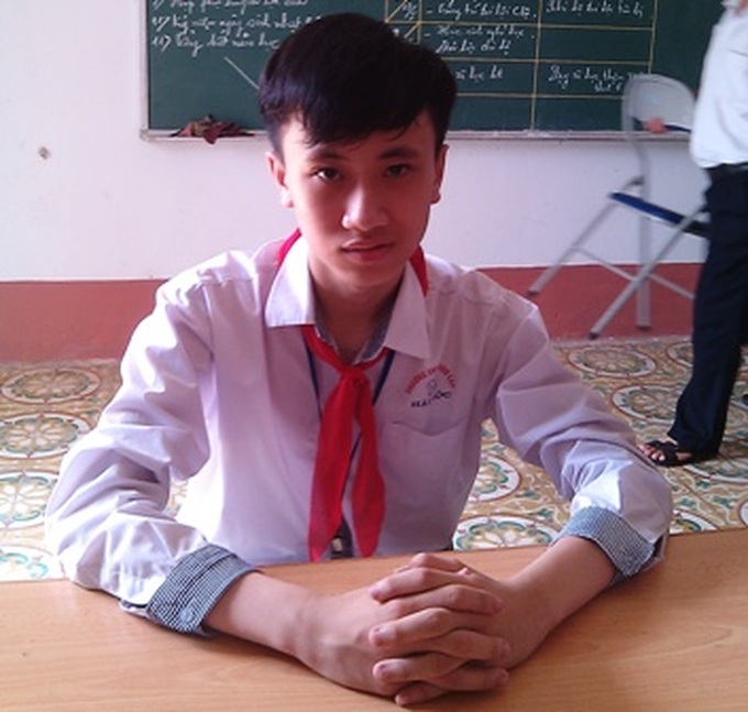 Nam sinh xứ Thanh giành giải Nhất cuộc thi UPU quốc gia