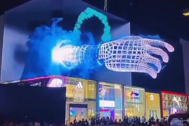 Mãn nhãn với các nội dung trên màn hình quảng cáo 3D