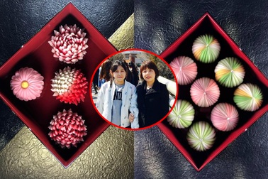 Mẹ Việt ở Nhật trổ tài "điêu khắc" bánh đẹp như tranh