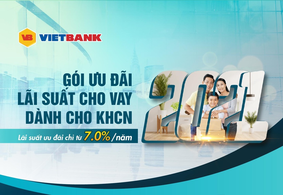 Khách hàng được ưu đãi lãi suất chỉ từ 7%/năm tại Vietbank - 1 Khách hàng được ưu đãi lãi suất chỉ từ 7%/năm tại Vietbank - 1