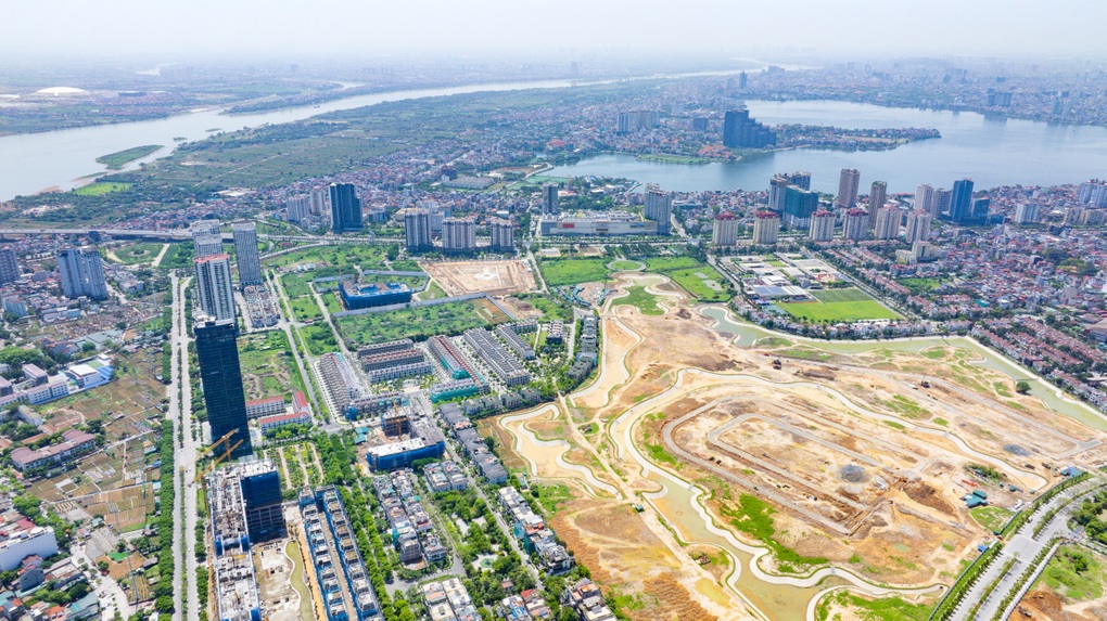 Công viên 65ha lớn bậc nhất Hà Nội đang thành hình - 1 Công viên 65ha lớn bậc nhất Hà Nội đang thành hình - 1