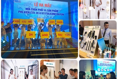 Aseanwindow chính thức phân phối phụ kiện cửa 3H và keo silicone Baiyun