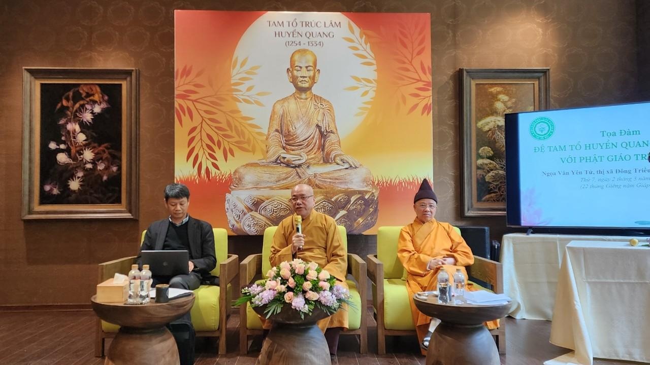 Tọa đàm khẳng định vai trò của Thiền sư Huyền Quang với Phật giáo Trúc Lâm - 1 Tọa đàm khẳng định vai trò của Thiền sư Huyền Quang với Phật giáo Trúc Lâm - 1