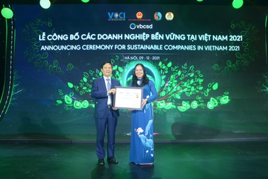 Traphaco vào Top 10 doanh nghiệp bền vững Việt Nam 2021
