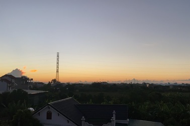 Đám mây "cá chép đỏ" ở Thái Bình gây sốt mạng