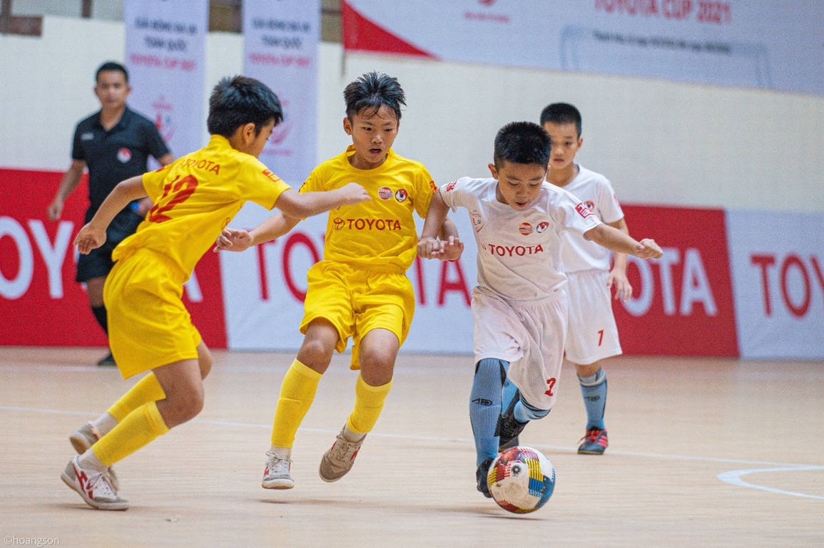 Gay cấn, hấp dẫn chung kết Giải bóng đá U9 toàn quốc Toyota Cup 2021 - 1 Gay cấn, hấp dẫn chung kết Giải bóng đá U9 toàn quốc Toyota Cup 2021 - 1
