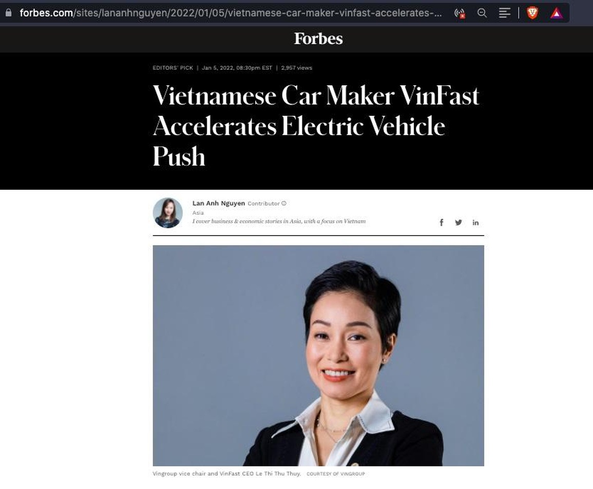 Báo quốc tế: VinFast có thể là Tesla tiếp theo của thế giới - 2 Báo quốc tế: VinFast có thể là Tesla tiếp theo của thế giới - 2