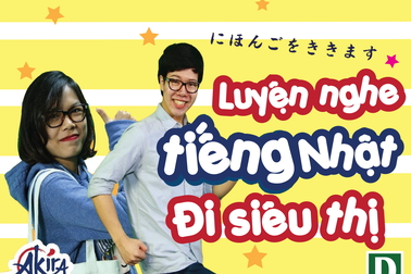 Học tiếng Nhật: Luyện kĩ năng nghe với chủ đề “Đi siêu thị”